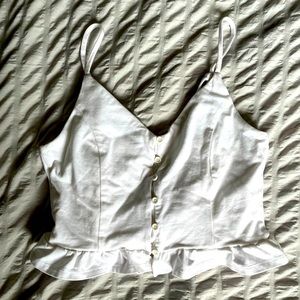 White crop top Forever 21